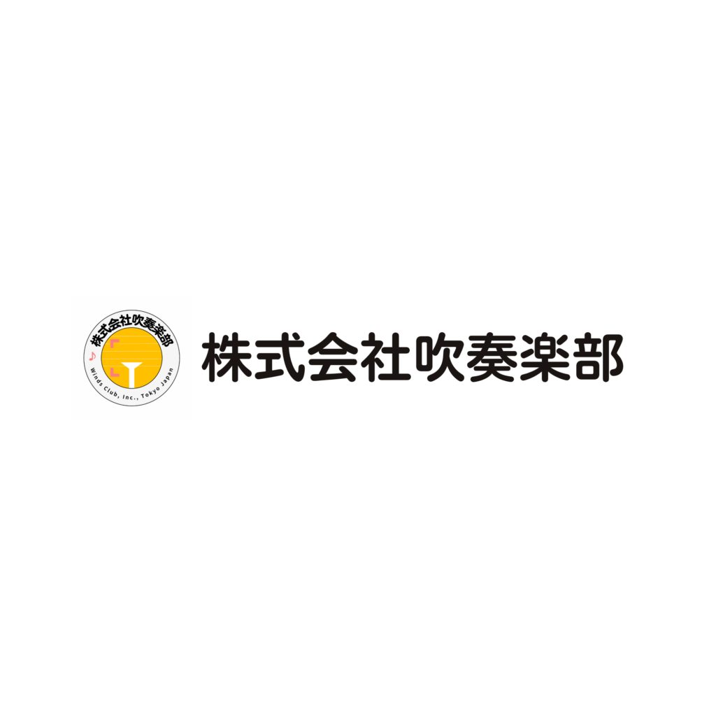 株式会社吹奏楽部のロゴ